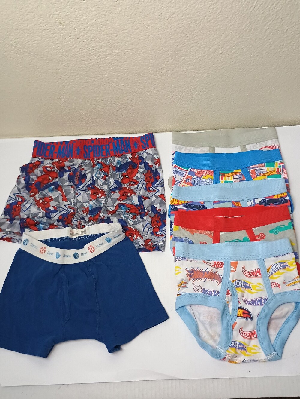 Boys Spider-Man & Assorted Character Underwear - Multicolor Pack Boys 4T Lot 7